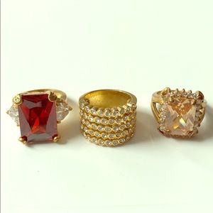 3 vintage gold rings. Size 8. Very rare 💍💍💍